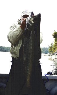 Barry Thomas with a nice catch
