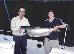 Mr. Garry Young with 58.5 lb Chinook